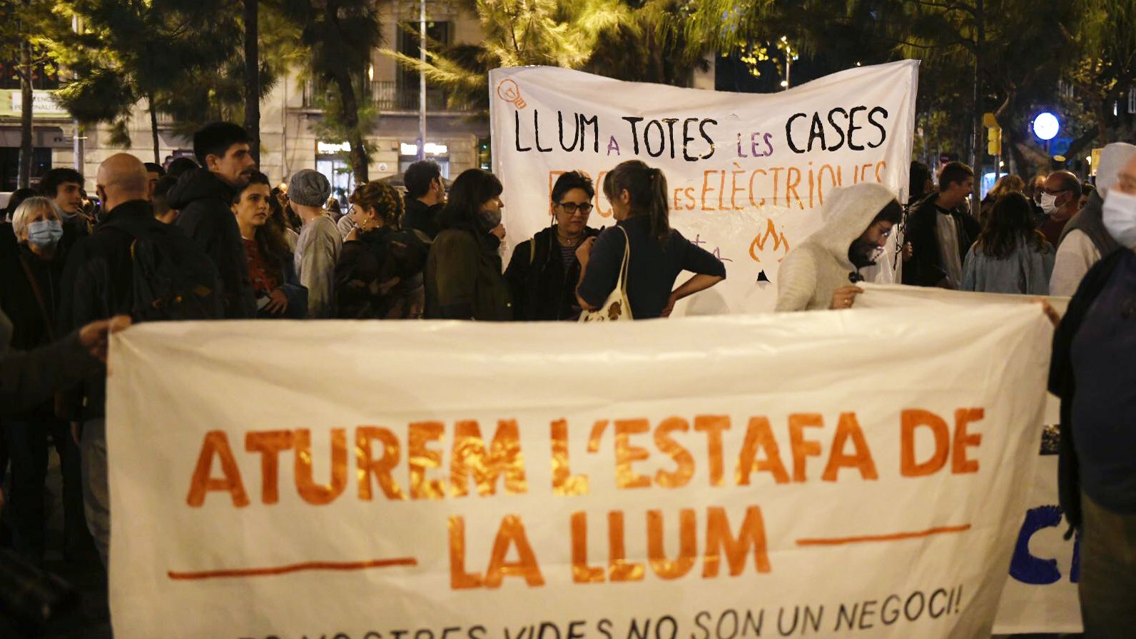 Manifestación en Barcelona contra el precio de la luz: hora y recorrido