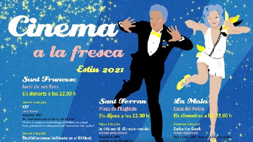 Cinema a la fresca en Sant Francesc