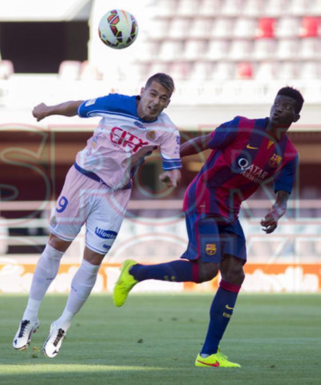 Barça B, 1 - Llagostera, 2