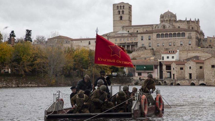 Recreación histórica de la batalla de Stalingrado en Zamora.