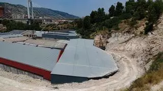 Alcoy retoma la construcción del acceso al polígono Santiago Payà tras un corrimiento de tierras