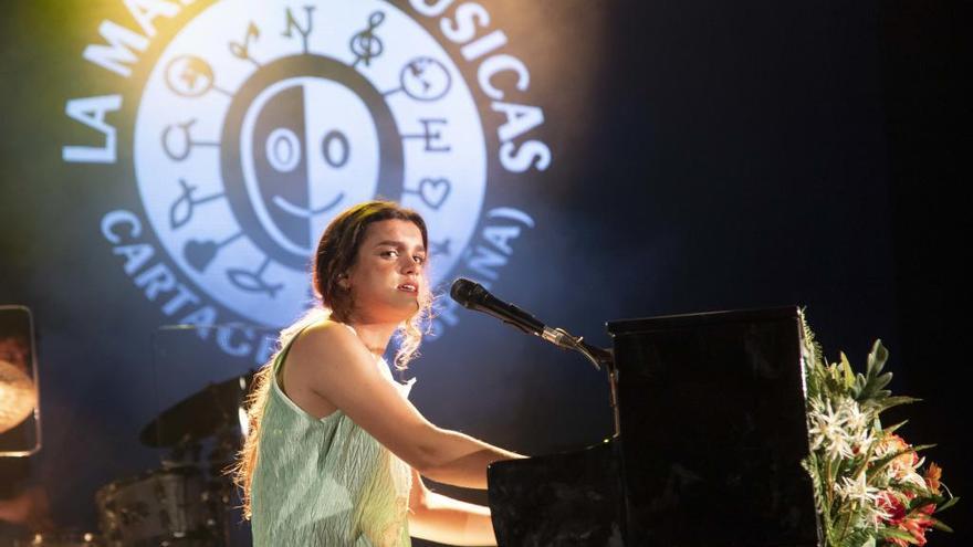 Amaria Romero, durante un momento del concierto en La Mar de Músicas.