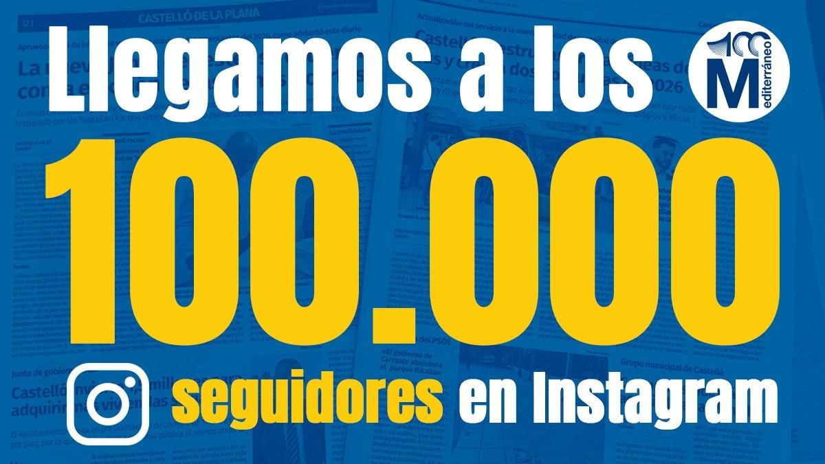 Mediterráneo alcanza una cifra redonda en Instagram.