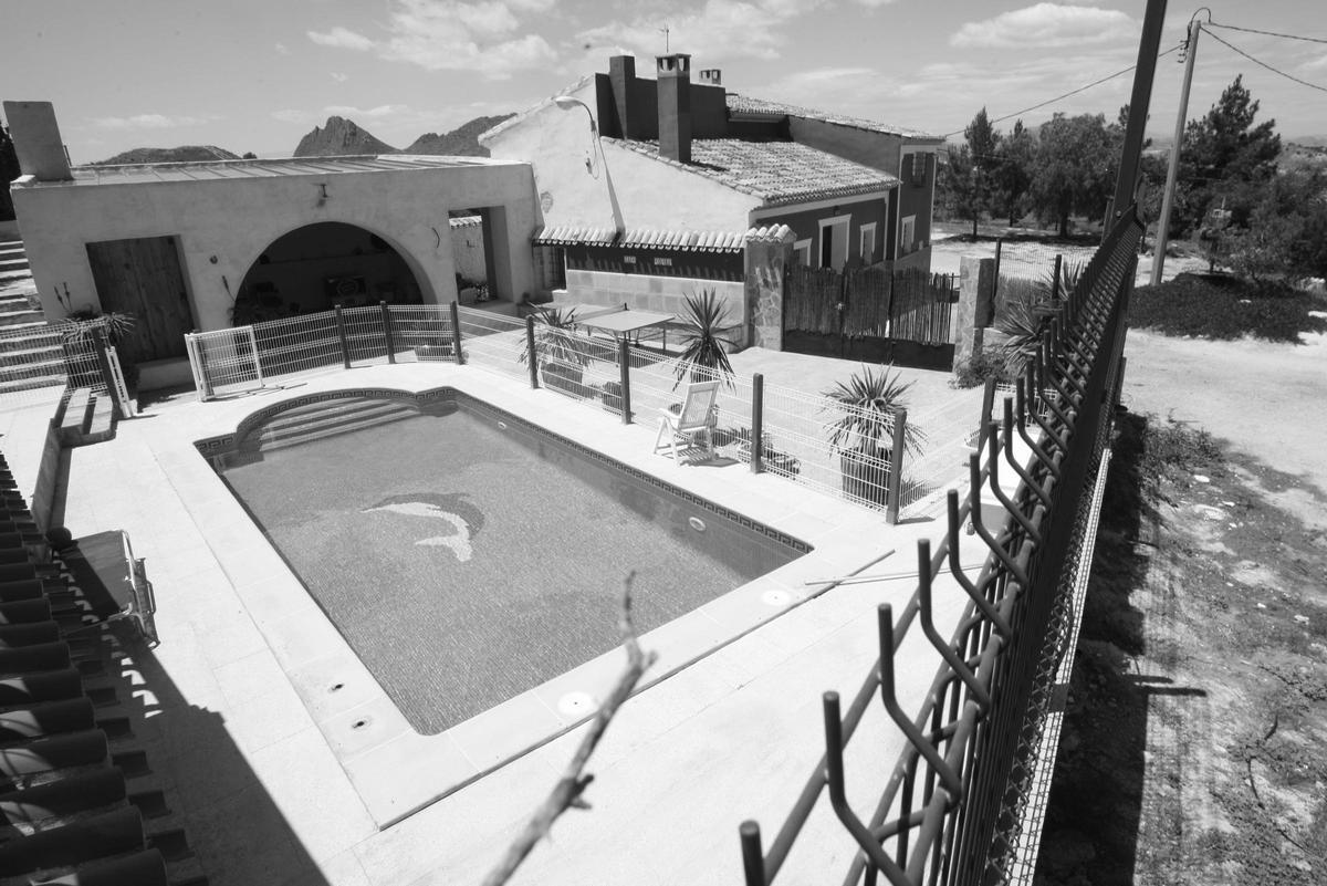 Interior de la casa de Molina de Segura donde se cometió el crimen de los holandeses.