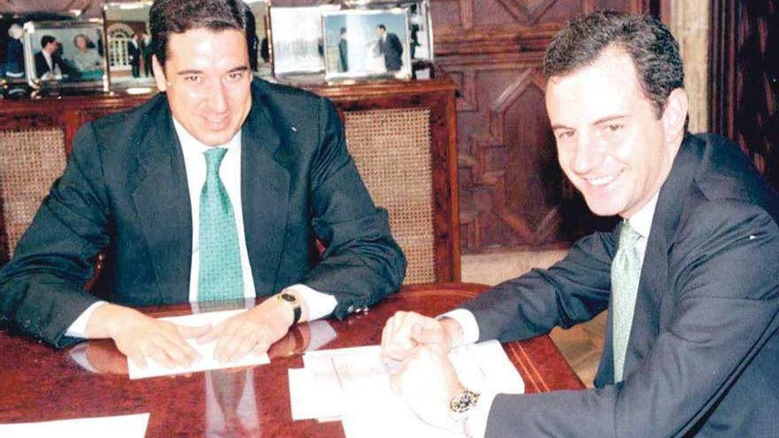 Zaplana y Juan Costa, en 1999