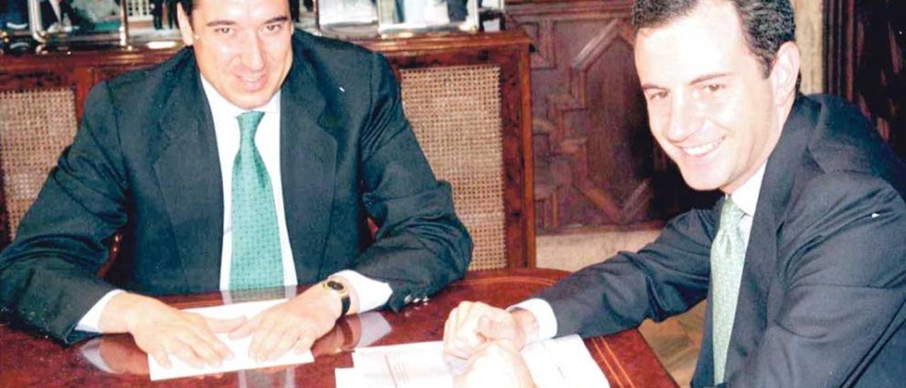Zaplana y Juan Costa, en 1999