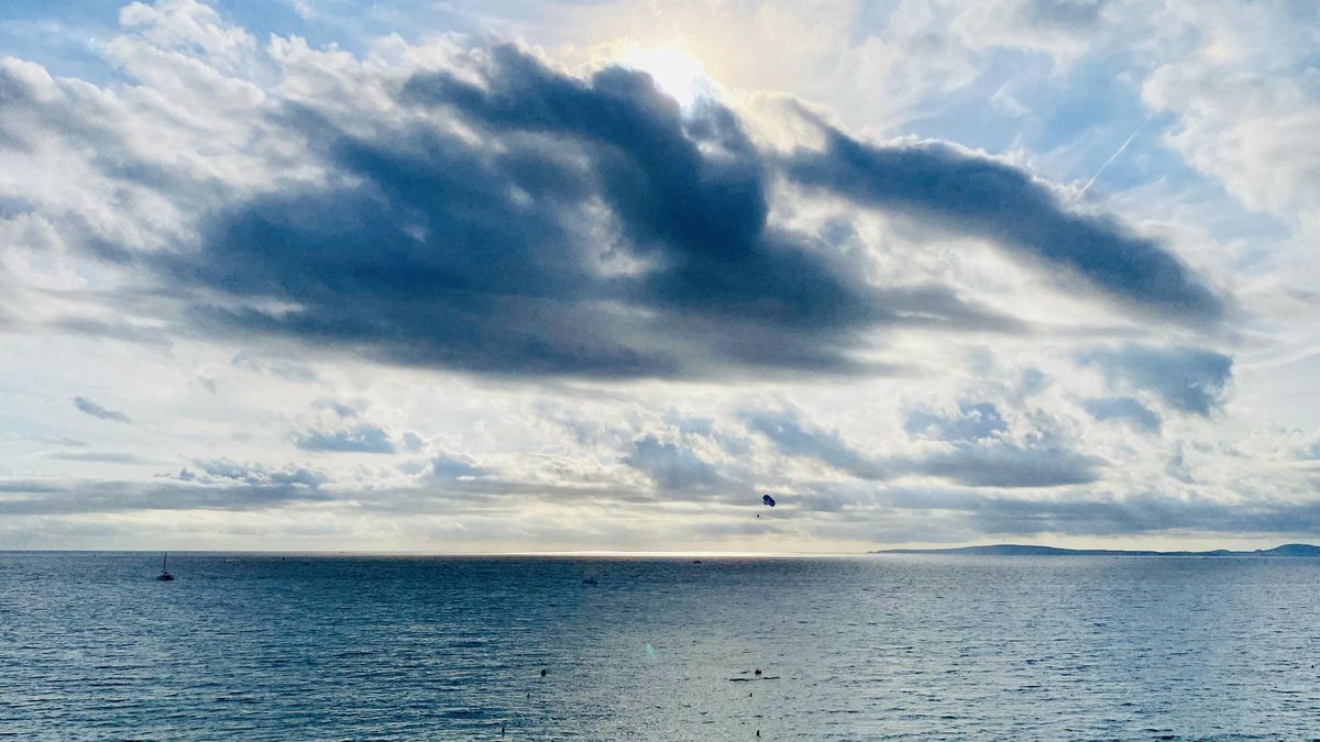 Endlich mal wieder ein paar Wolken auf Mallorca.