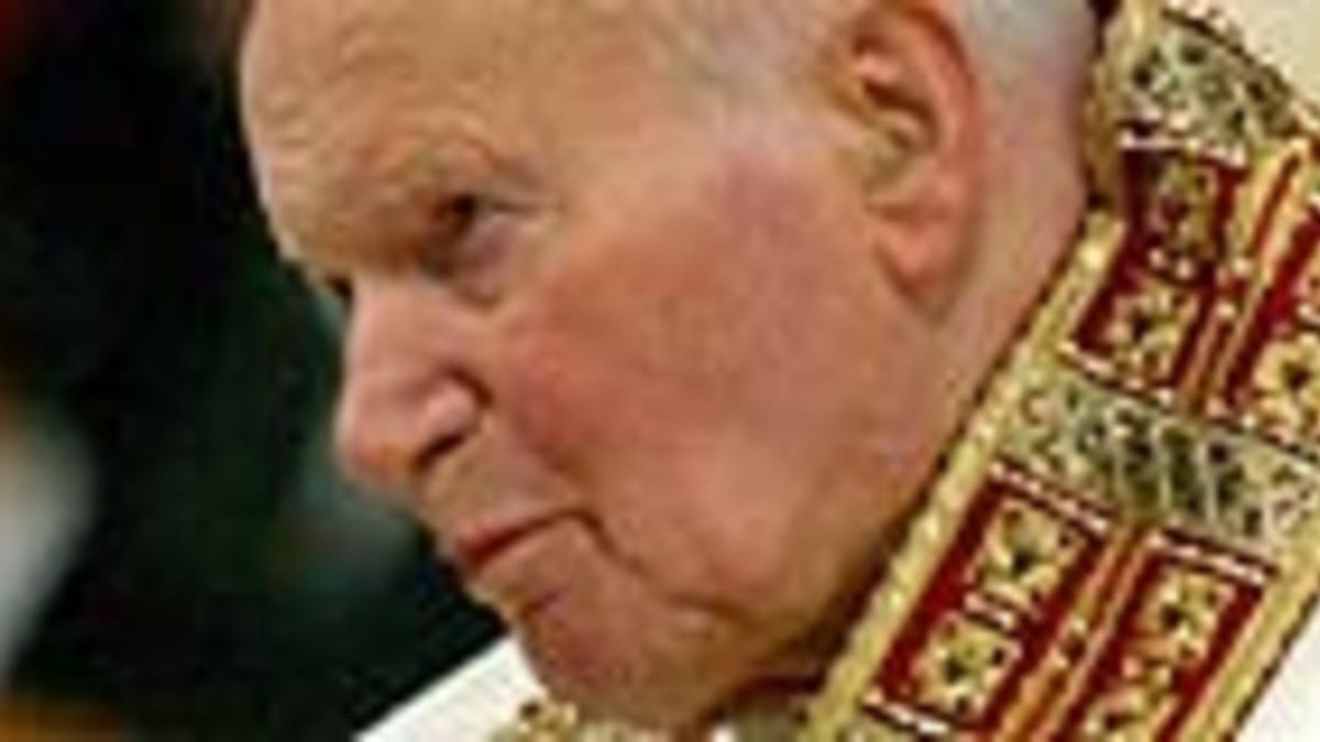 El Papa Juan Pablo II.