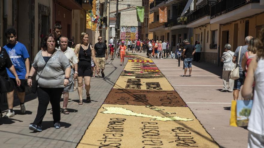 Èxit rotund a Arbúcies amb les catifes de flors