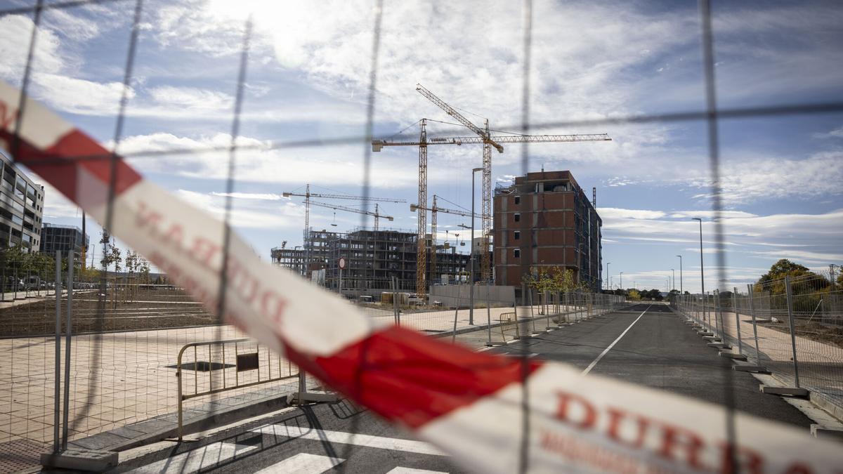 Obras en Arcosur, Zaragoza.