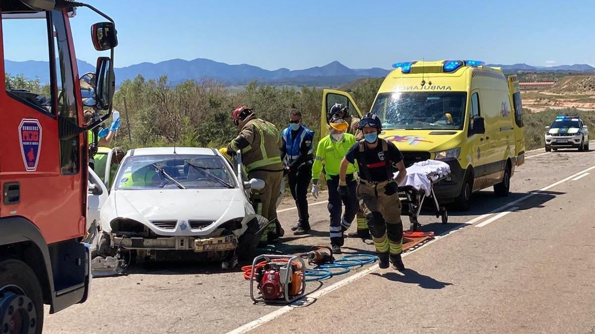 Herido Grave Un Conductor Tras Salirse De La Carretera Y Quedar ...