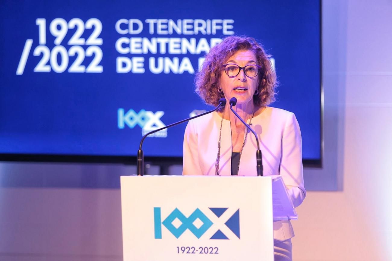 Acto institucional - exposición del CD Tenerife