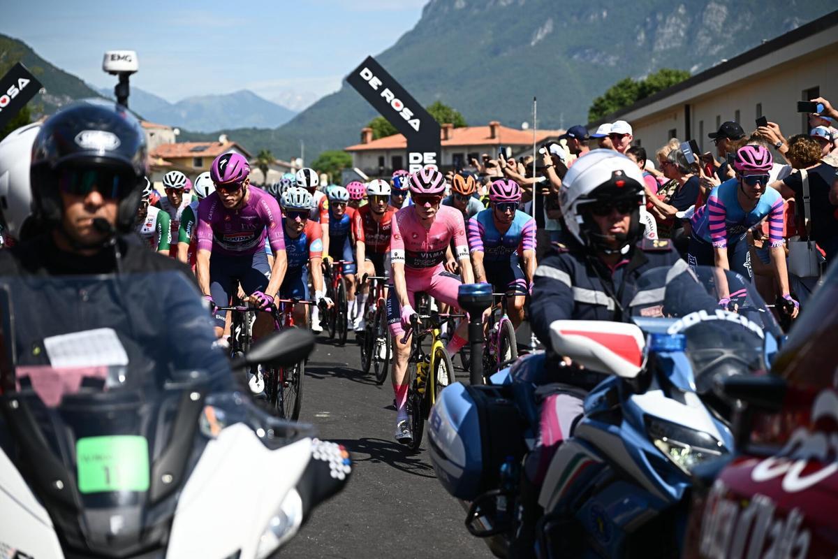 Las mejores imágenes de la 20ª etapa del Giro de Italia.