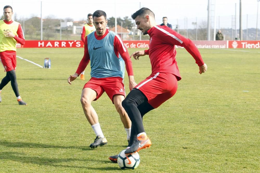 Entrenamiento del Sporting