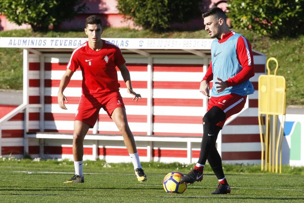 Entrenamiento del Sporting