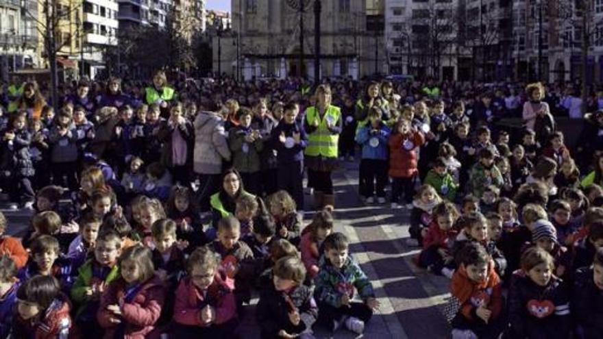 Los tres colegios vicencianos locales celebraron el &quot;Día de la paz&quot; en Begoña