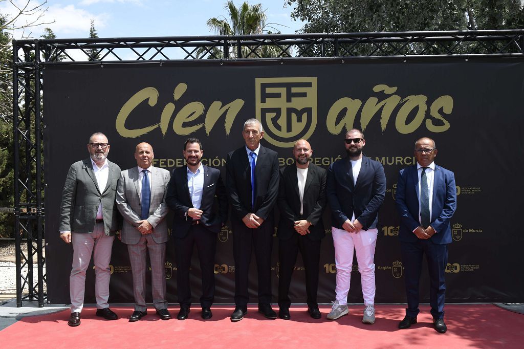 Las imágenes de la gala por los 100 años de la Federación Murciana de Fútbol