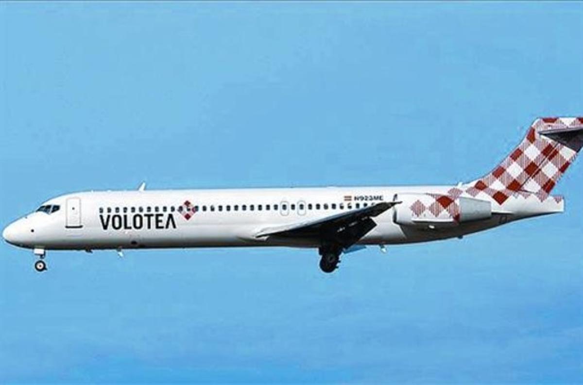 A volar 8 Avió de la nova aerolínia Volotea.