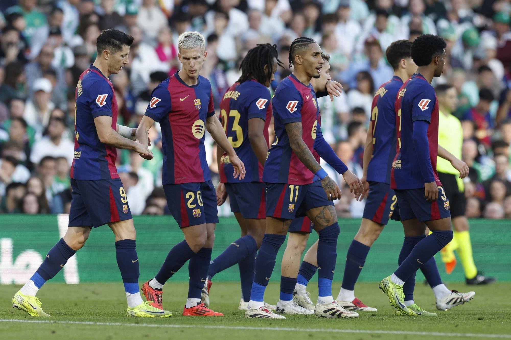 Assane Diao evita en la prolongación la victoria del Barça en el Villamarín (2-2)