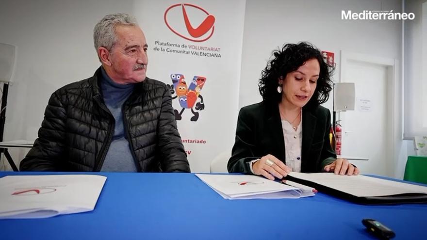 Primer acto de la consellera Albalat en Castellón: Día del Voluntariado