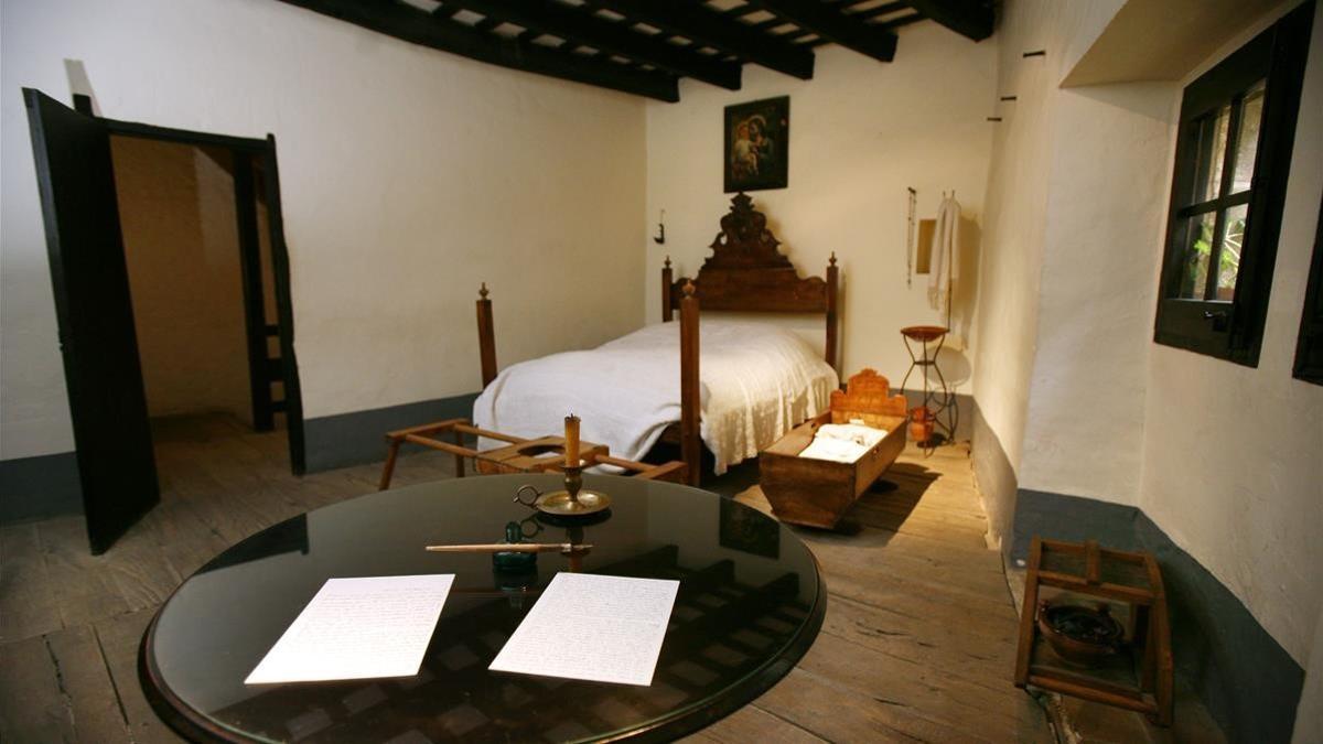 Interior de la Casa Museu Verdaguer, en Folgueroles.