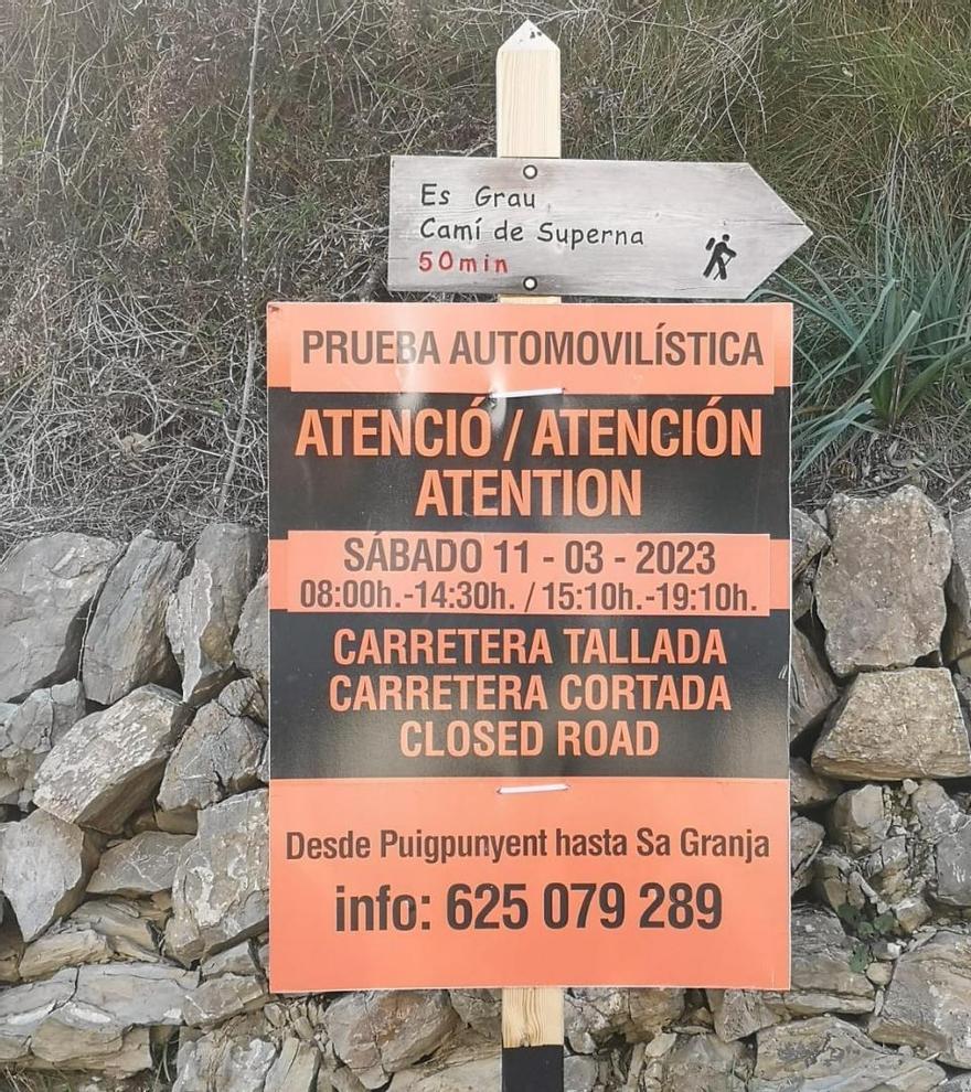 Vecinos de la carretera de la Serra de Tramuntana llevan a Fiscalía el “confinamiento” que sufren debido a las carreras deportivas