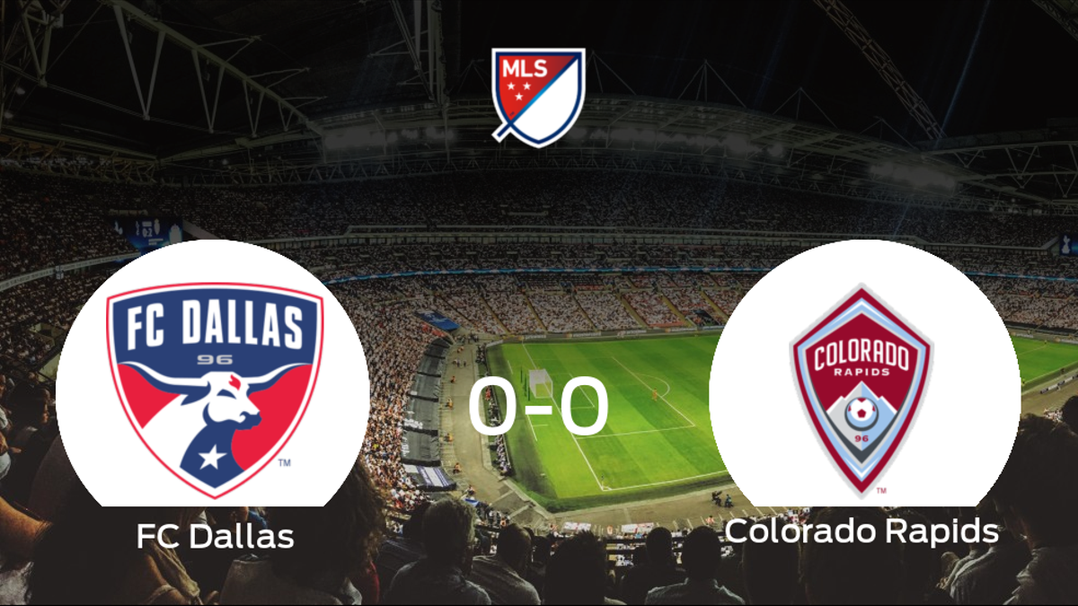 El FC Dallas y el Colorado Rapids firman un empate sin goles (0-0)