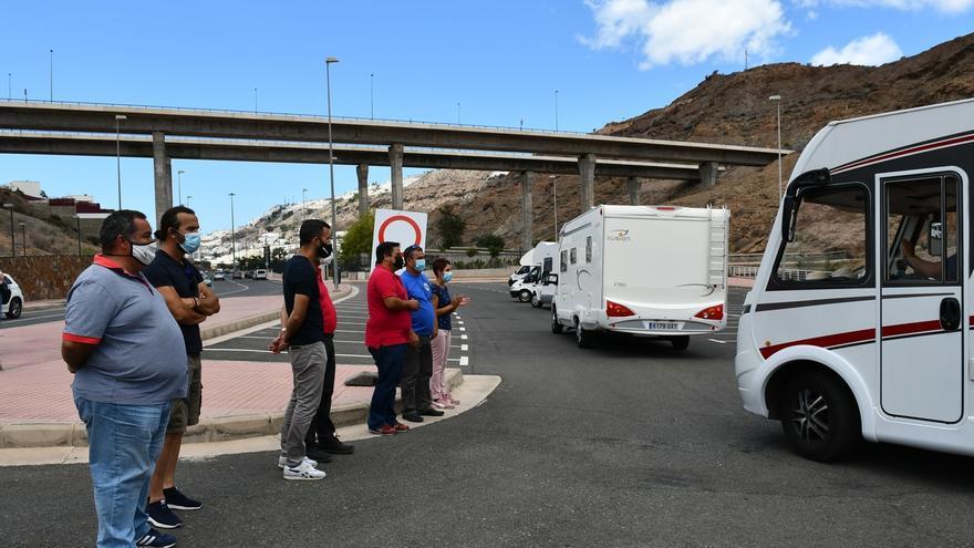 El Ayuntamiento de Mogán inaugura un área municipal para autocaravanas en Puerto Rico