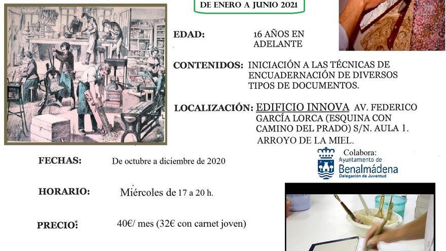 Taller de iniciación a la encuadernación