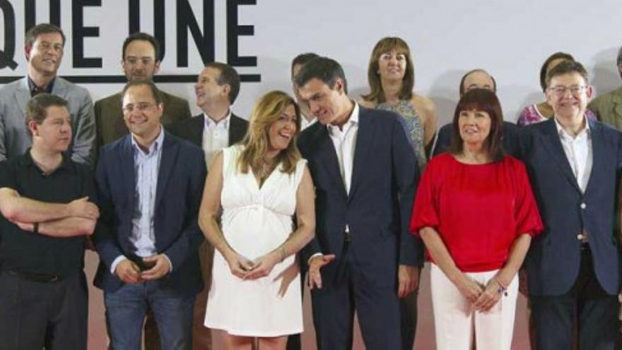 Susana Díaz reconoce a Pedro Sánchez como "un gran candidato"