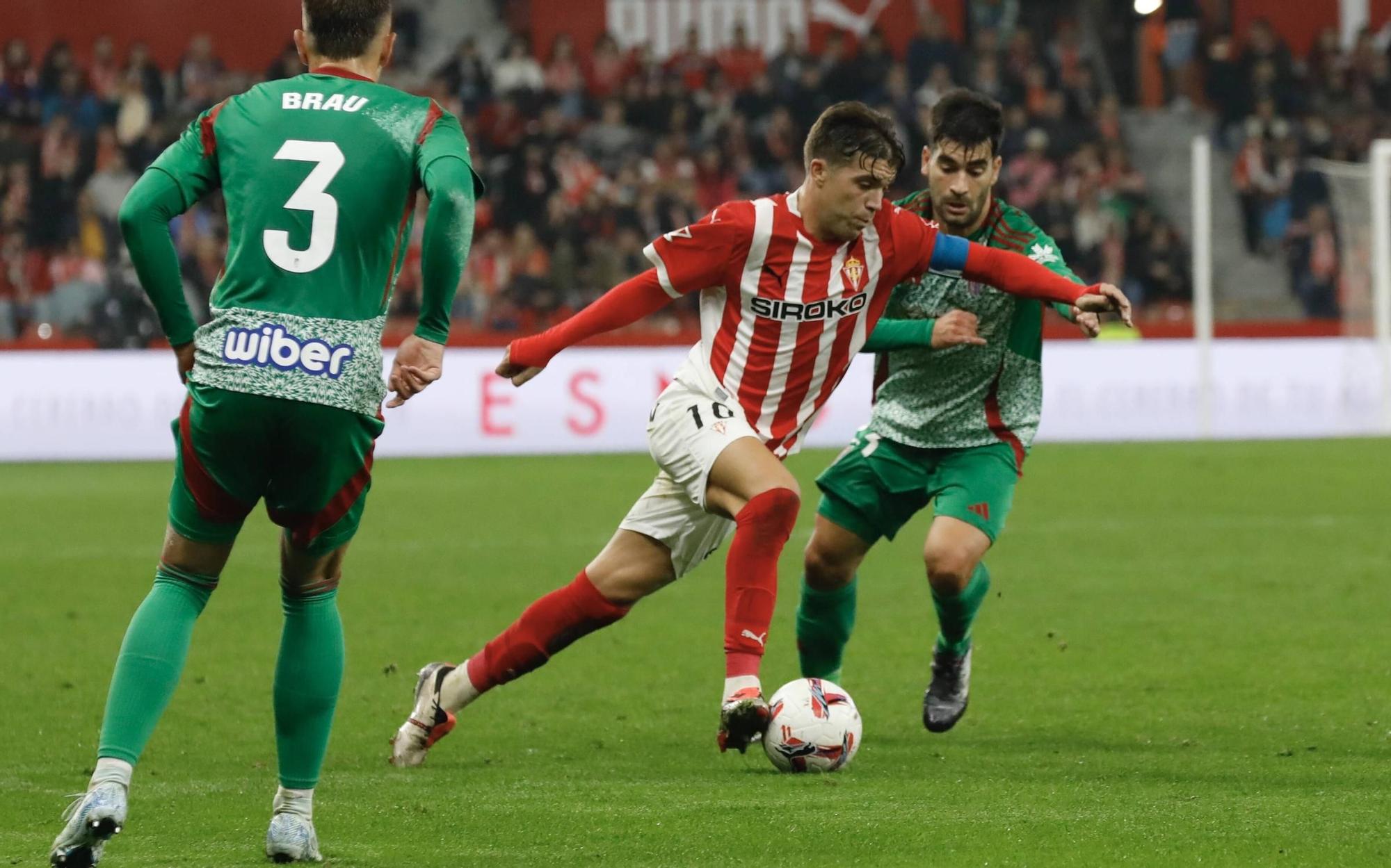 Así fue el partido Sporting-Granada, en imágenes