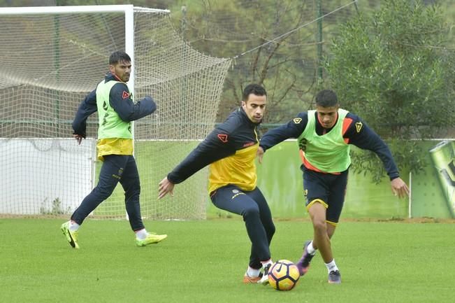 Entrenamiento de la UD Las Palmas en Barranco Seco