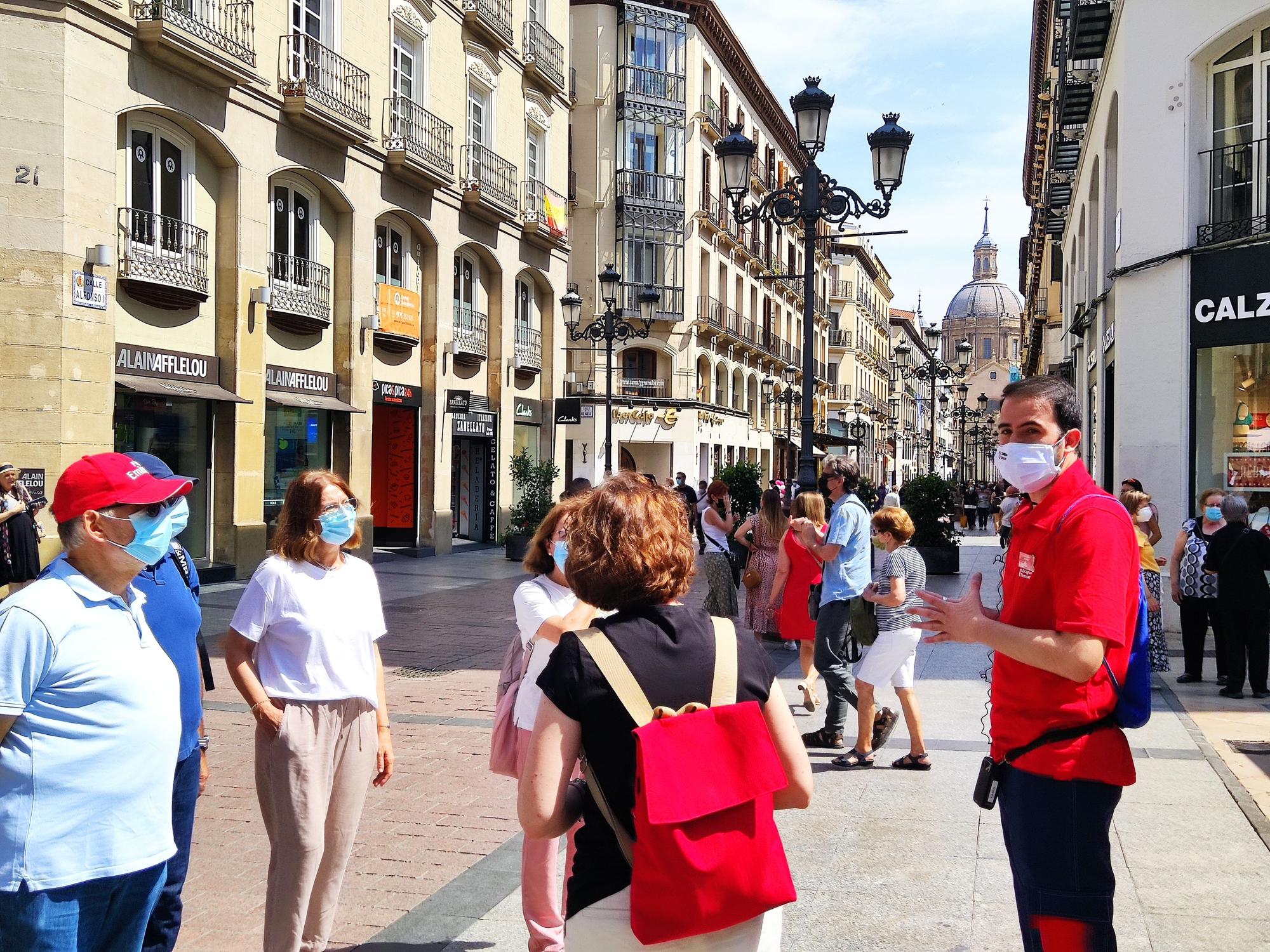 Diferentes enclaves de la ruta por el Casco Histórico de Zaragoza