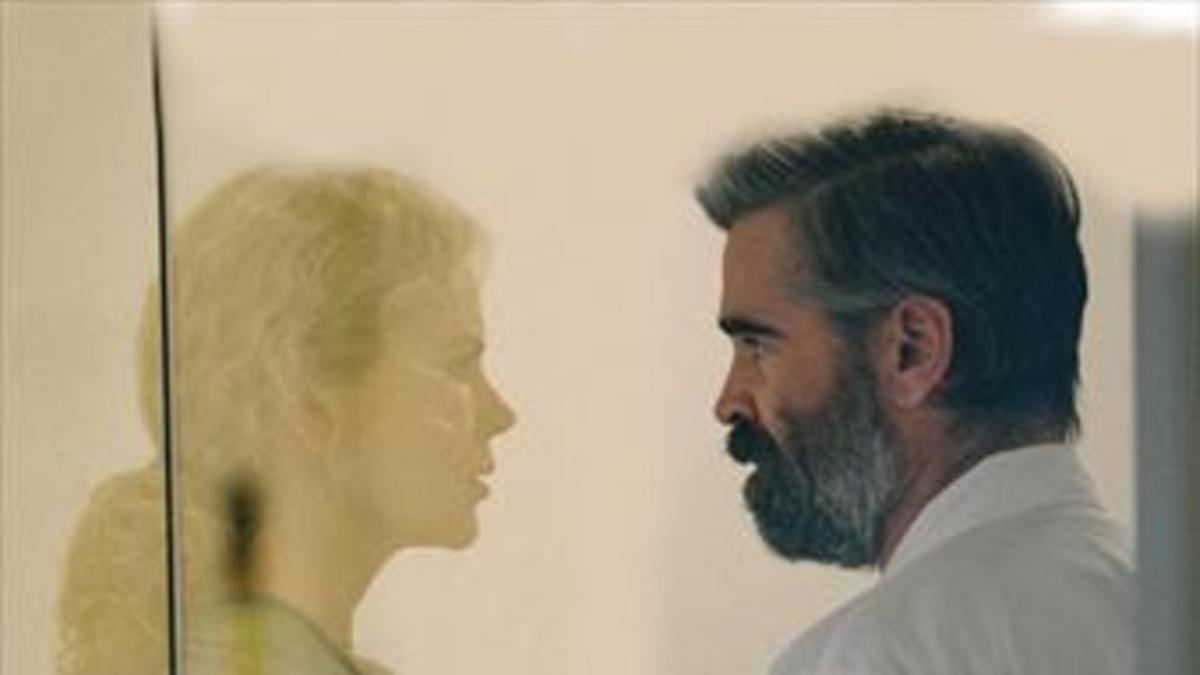 Nicole Kidman y Colin Farrell, en un fotograma de 'El sacrificio de un ciervo sagrado'