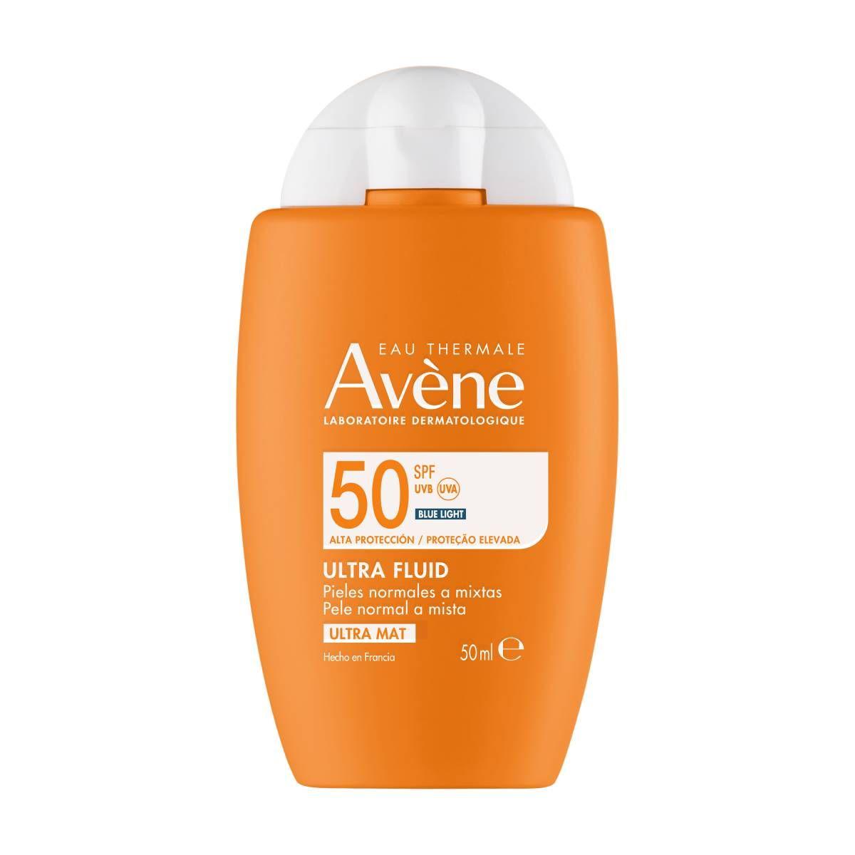 Ultra Fluid Ultra mata SPF 50 pieles sensibles, de Eau Thermale Avène