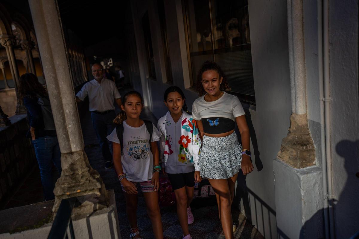 Vuelta al cole en la Escola Pia Sant Miquel de Barcelona