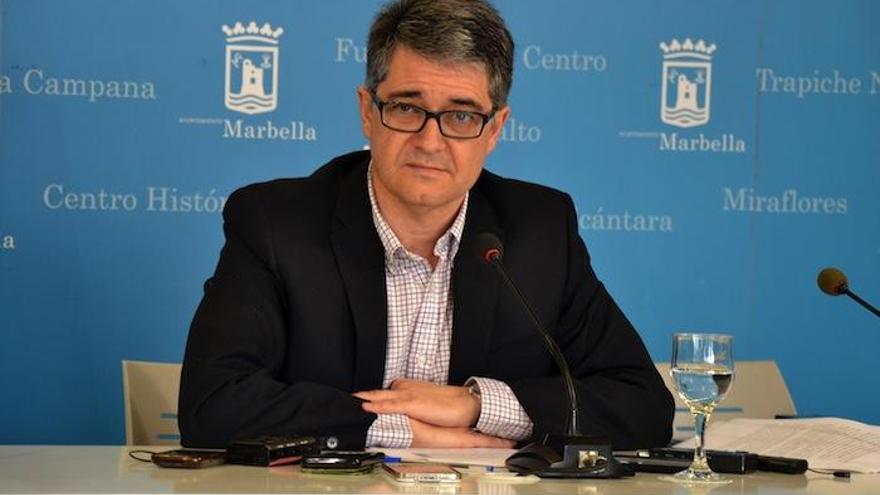 Javier Porcuna, portavoz del gobierno marbellí.