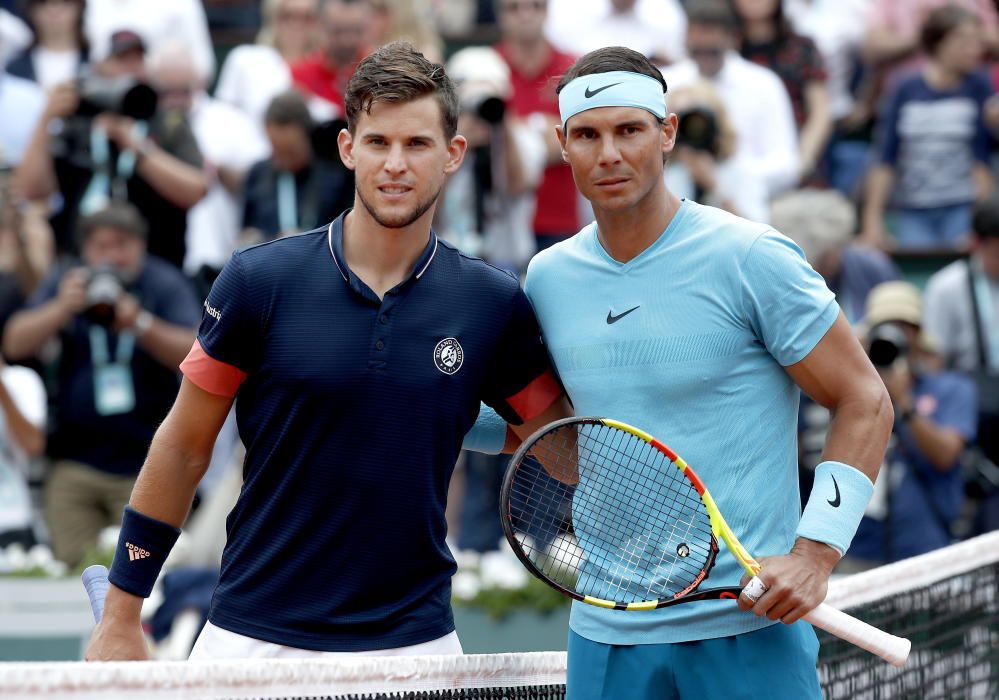 Final de Roland Garros: Rafa Nadal-Dominic Thiem