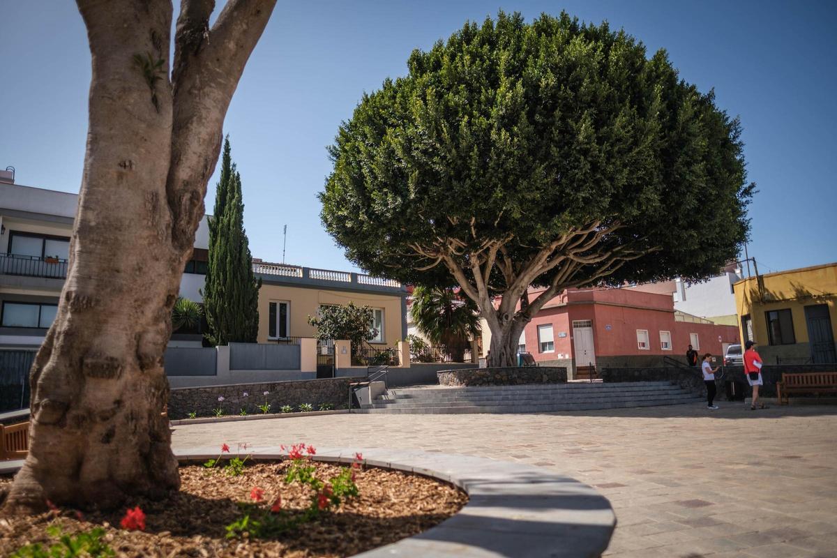 La plaza Domingo Cruz Cabrera, en Barrio Nuevo.