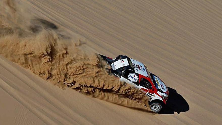Fernando Alonso, en su debut en el Dakar 2020 en Arabia Saudí