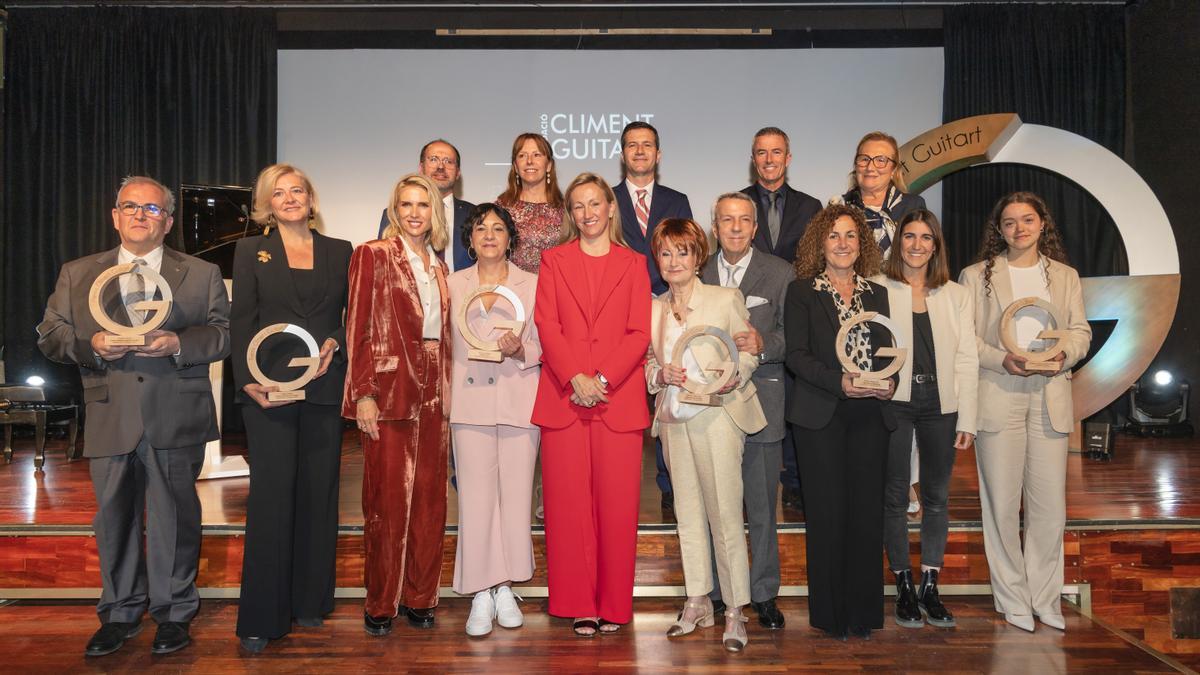 Premiats de la IX edició del premis Climent Guitart.