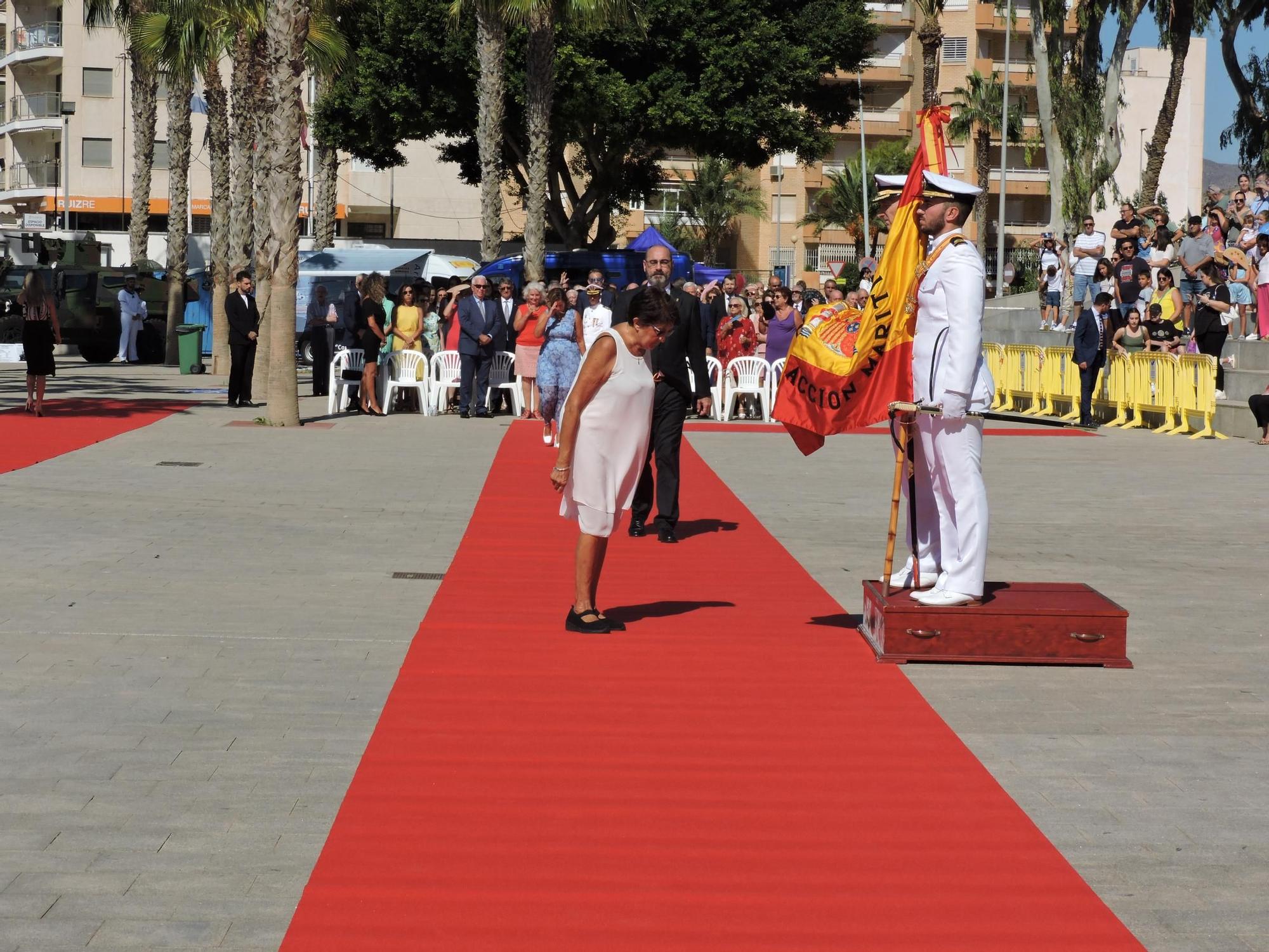 Jura de Bandera para personal civil en Águilas