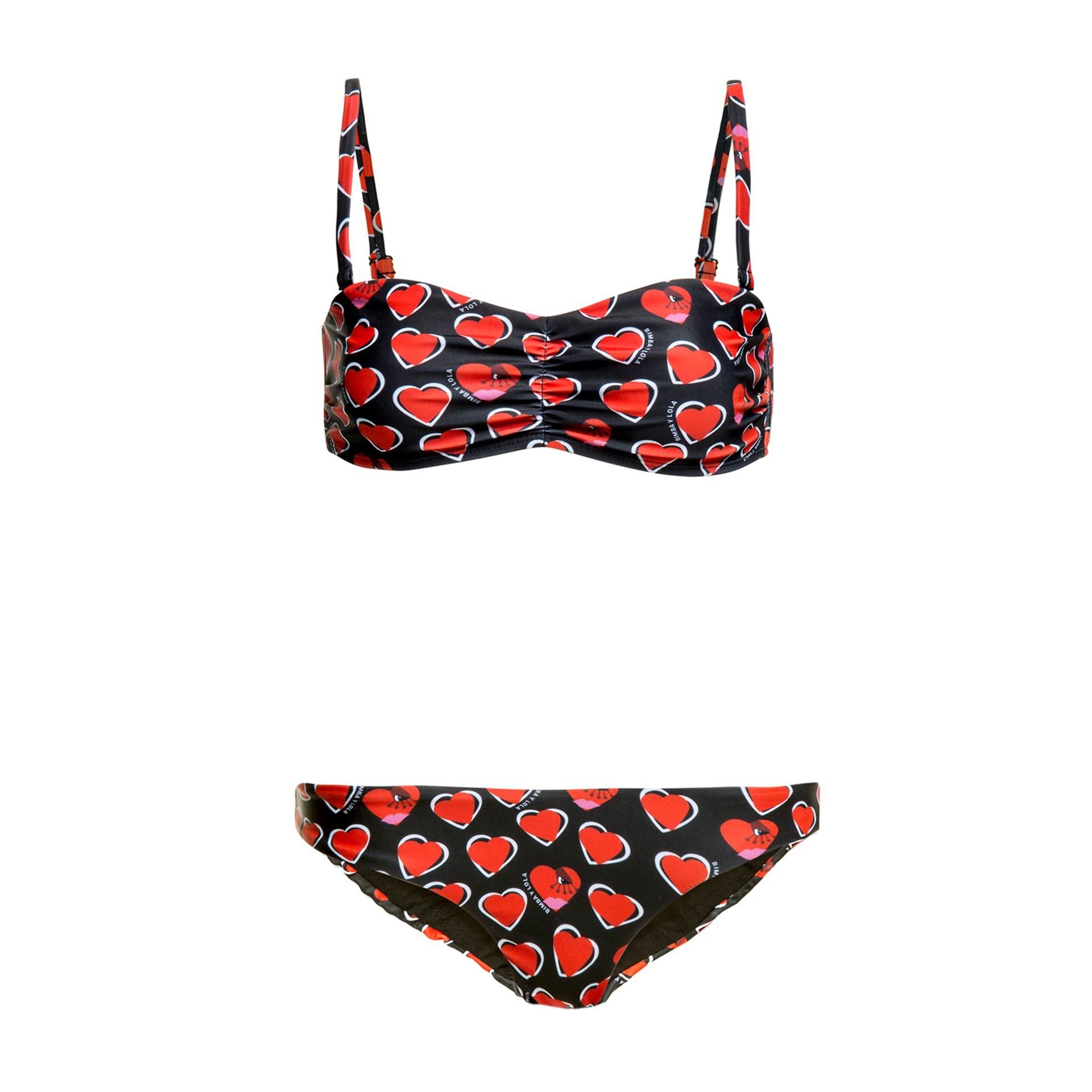 Bañadores para regalar el Día de la Madre: bikini de corazones