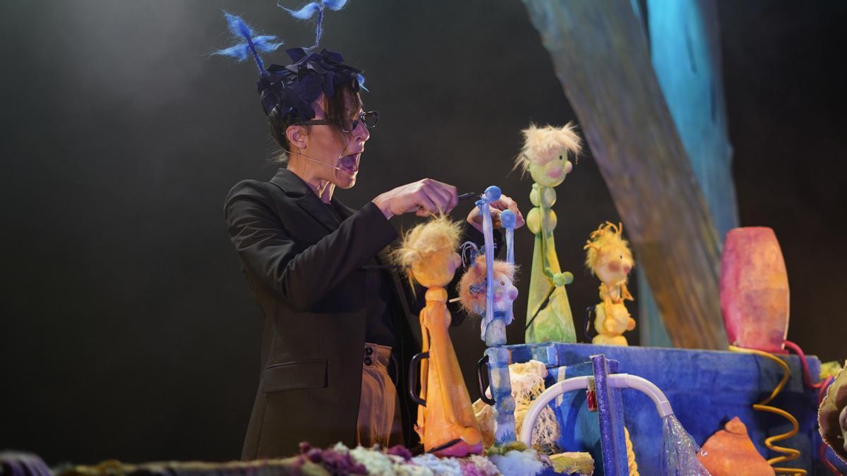 Un instante de la obra de Índigo Teatro