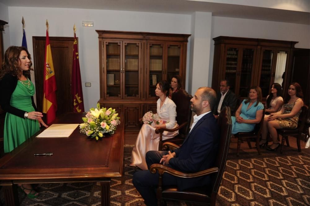 Primera boda en el Colegio Notarial de Murcia