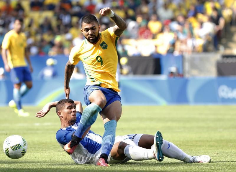 Gabigol en acción