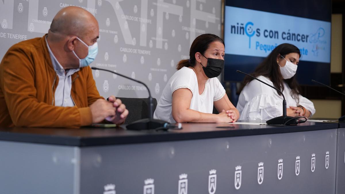 La consejera insular de Educación, Concepción Rivero, durante su intervención.