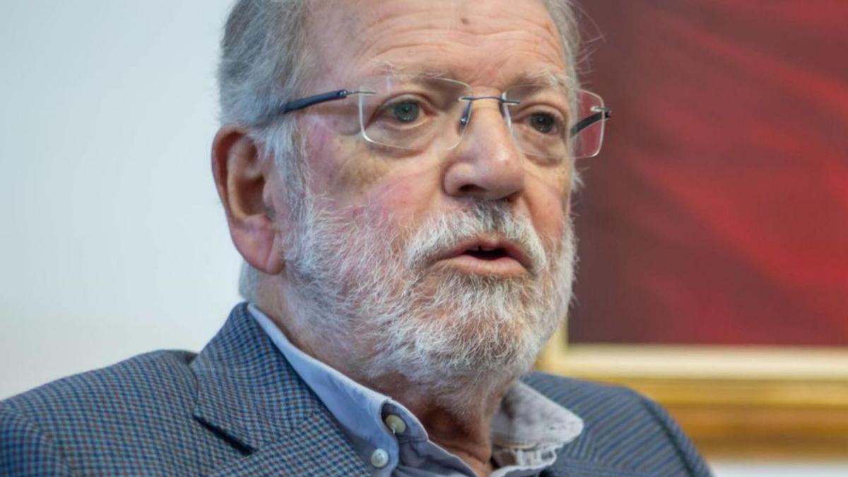 Juan Carlos Rodríguez Ibarra, durant l’entrevista. | JOTA GRANADO