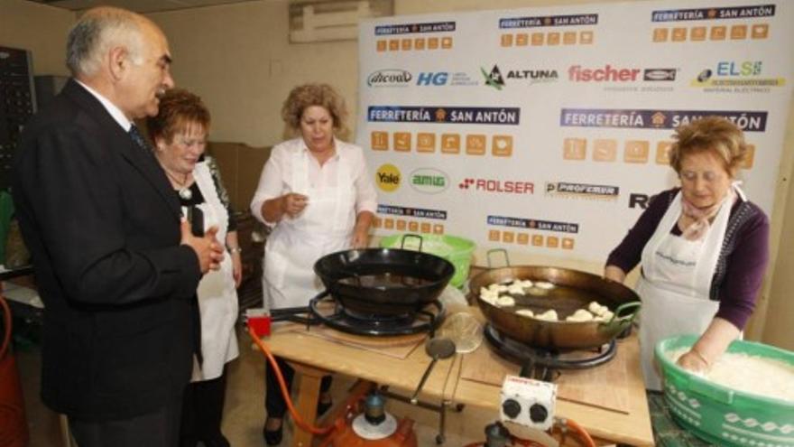 Buñuelos en la ferreteria San Anton, Murcia