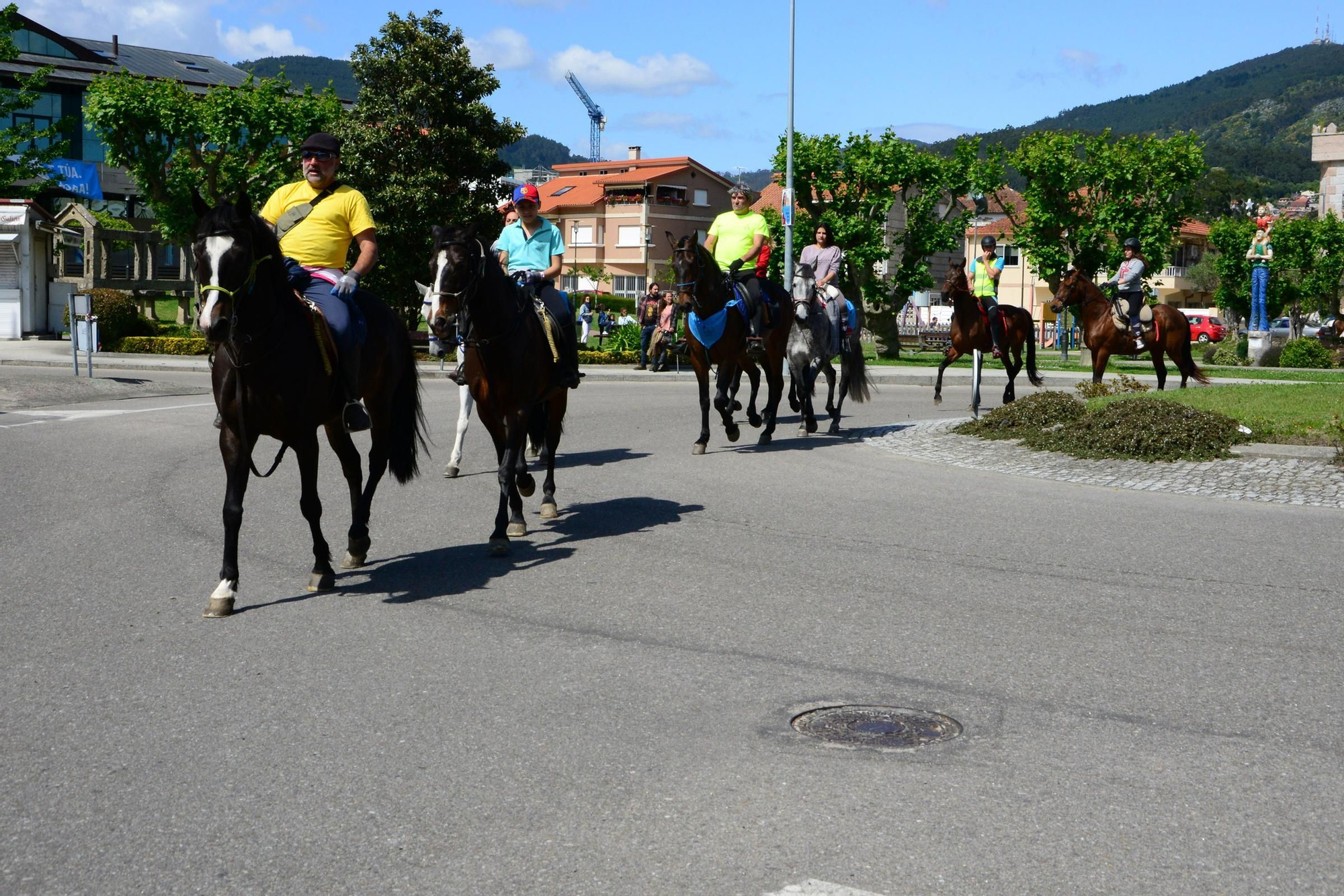 Más de 200 jinetes en la Xuntaza Cabalar de Moaña